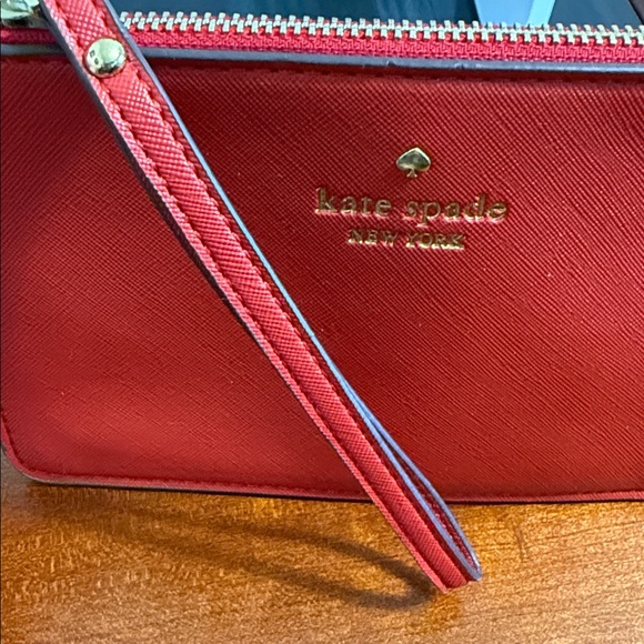 Kate Spade Cherry Red Wristlet - Picture 6 of 9